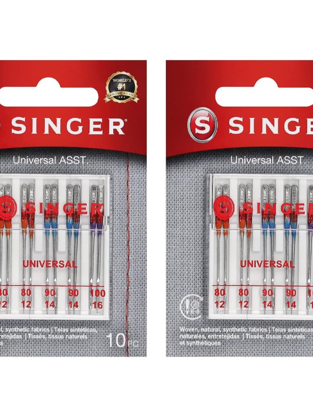 Universal Regular Point Machine Needles, Assorted Sizes, 20 Count